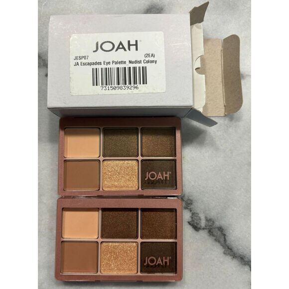 Joah Escapade Eye Shadow Palette Nudist Colony Lot of 2 - Picture 1 of 2